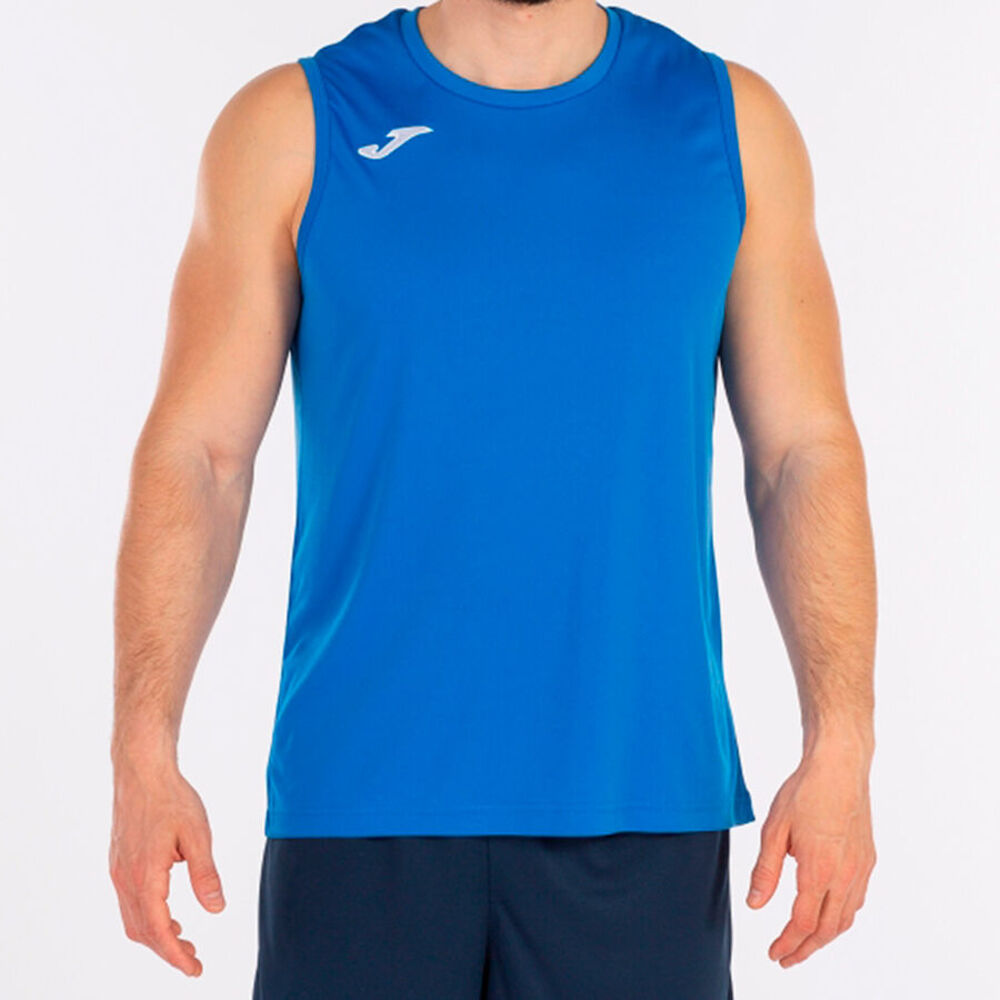 JOMA Men's Sleeveless T Shirt‎ Combi Basket Royal Blue Tank Top Size L